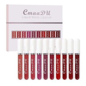 evpct 10Pcs Liquid Matte Waterproof  Lipstick